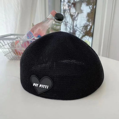 Knit Beret Heart