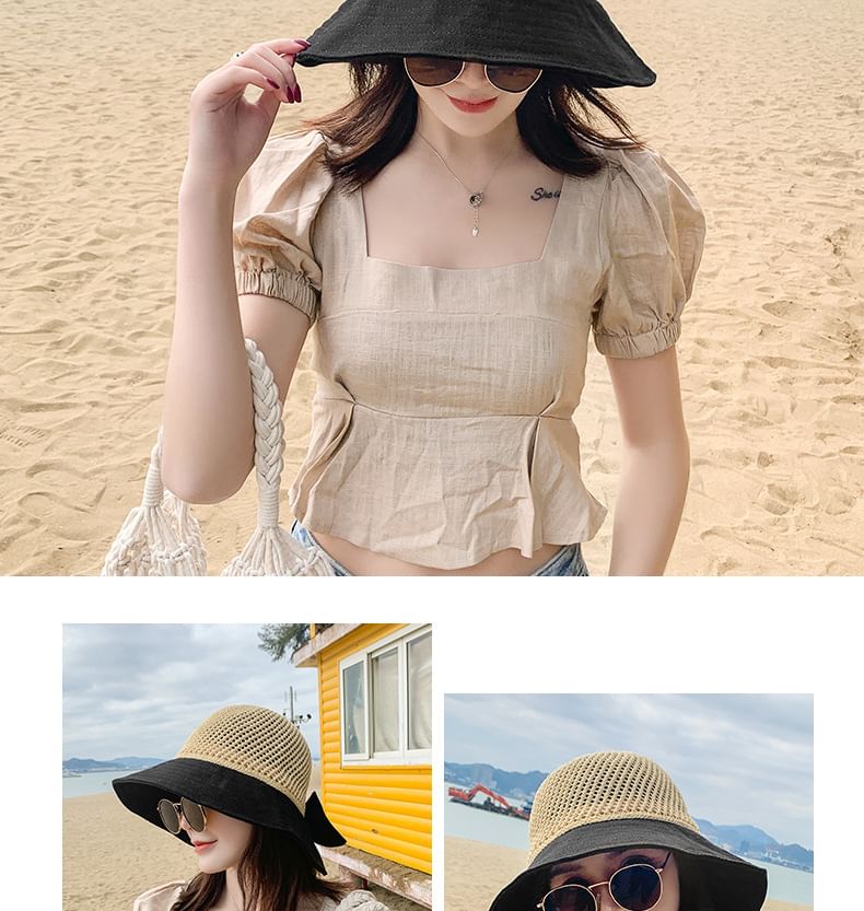 Bow Panel Bucket Hat