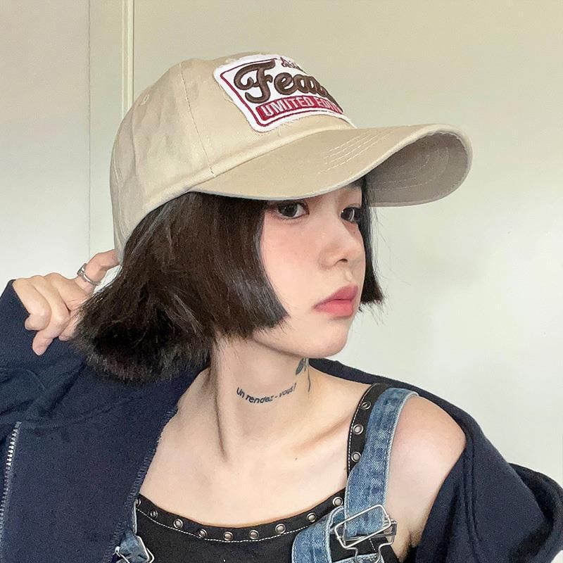 Cap Lettering Embroidered Baseball Applique