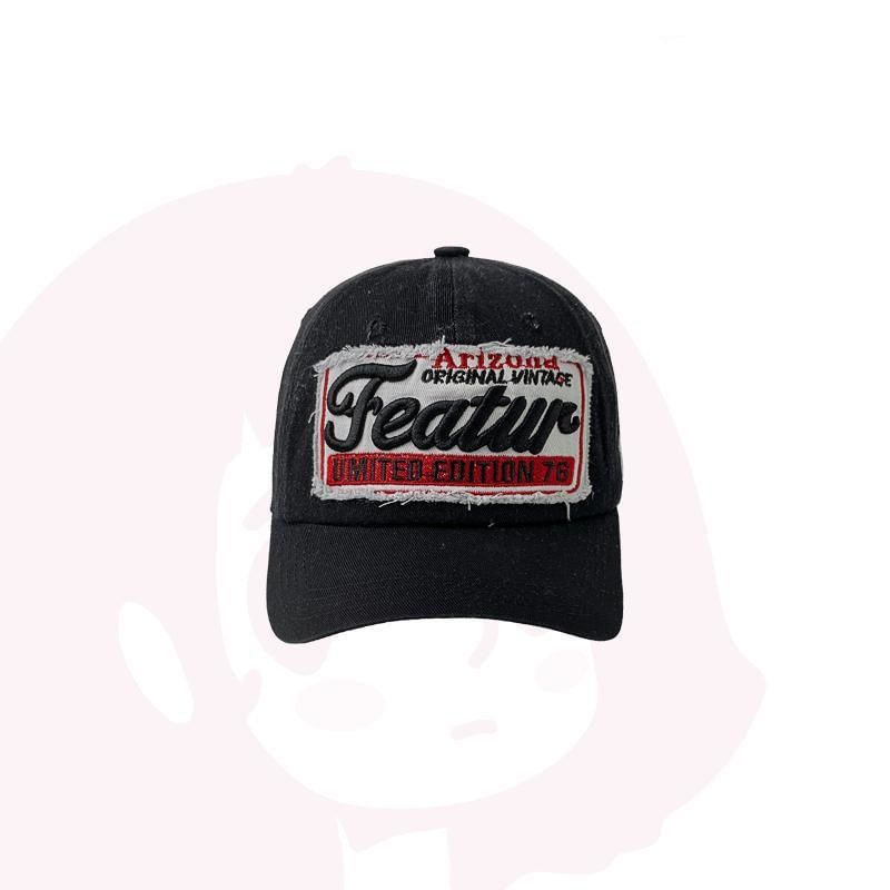 Cap Lettering Embroidered Baseball Applique