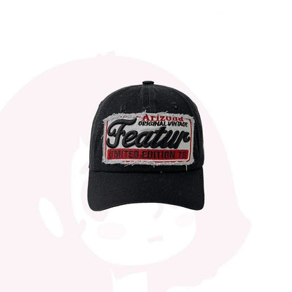 Cap Lettering Embroidered Baseball Applique