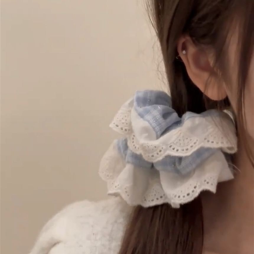 Plaid Scrunchie