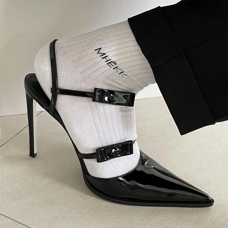 Sample High Heel Pointy Slingback