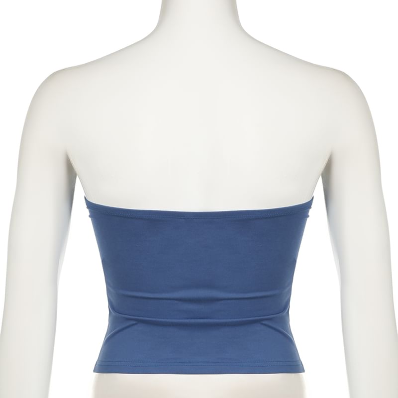 Tube Top Print Bow