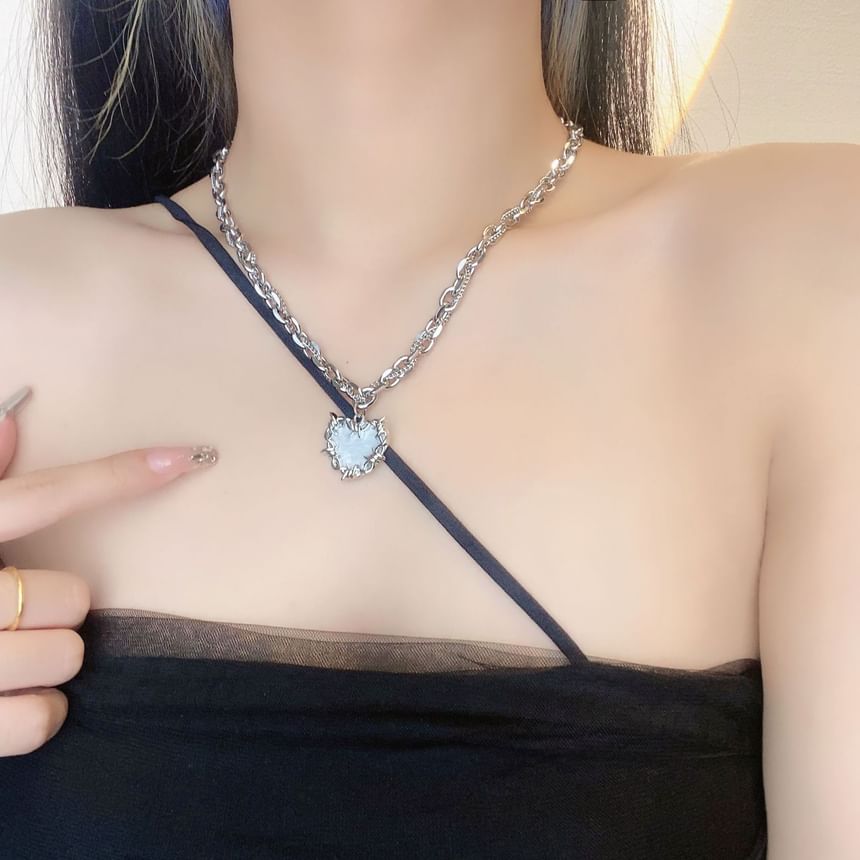 Sample Heart Pendant Necklace