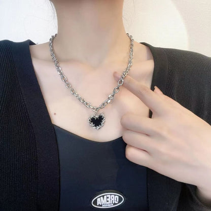 Sample Heart Pendant Necklace