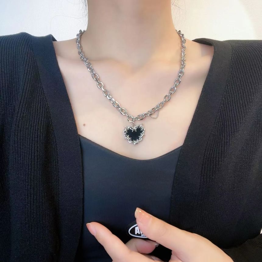 Sample Heart Pendant Necklace