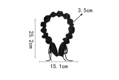 Band Trim Hair Ruffle
