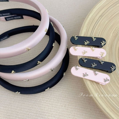 Bow Studded Hair / Clip Band
