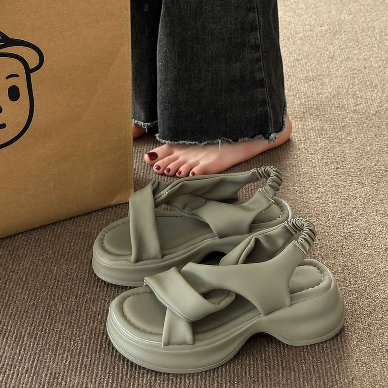 Twist Platform Sandals