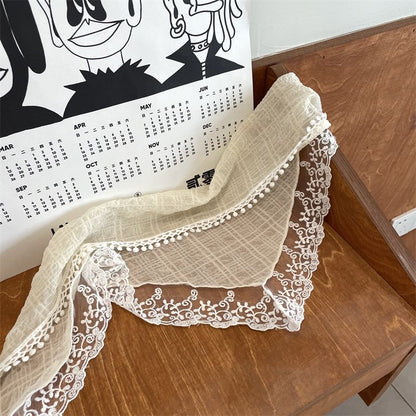 Headkerchief Lace Trim