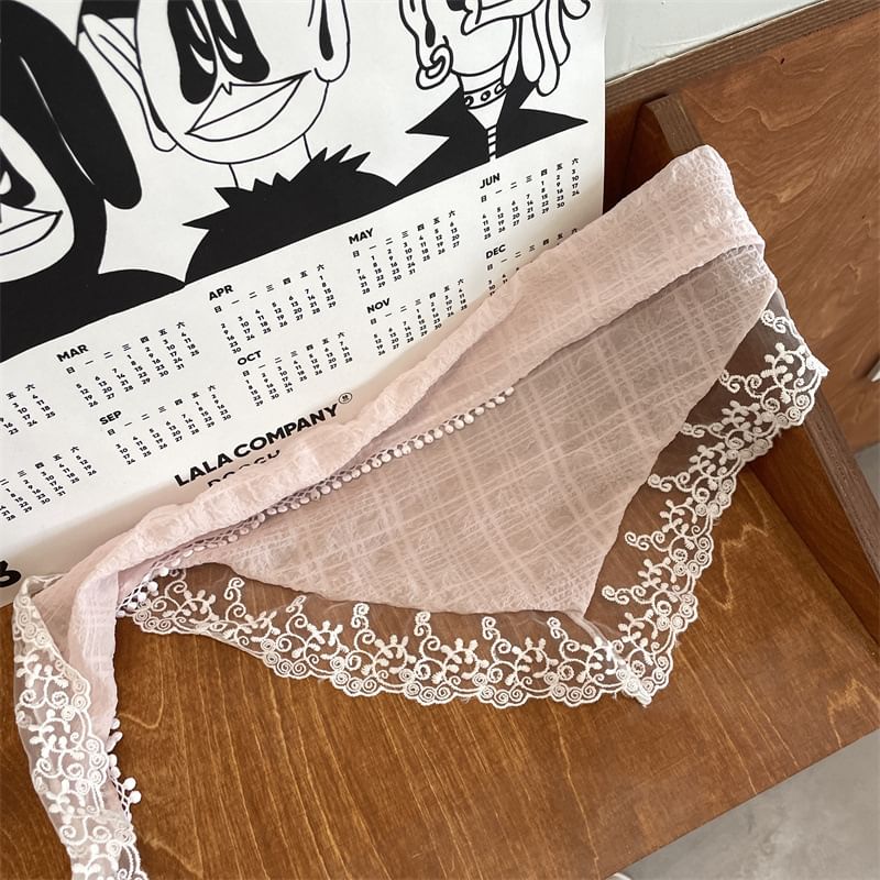 Headkerchief Lace Trim