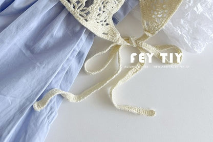 Crochet Knit Plain Headkerchief