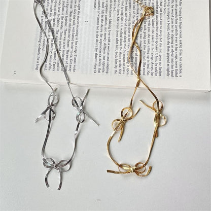 Snake Bow Necklace Chain