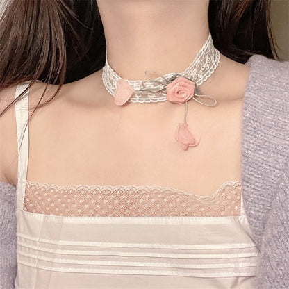 Floral Choker Lace