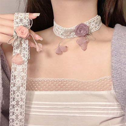 Floral Choker Lace