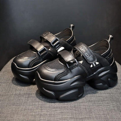 Großhandel Sample Cutout Sneakers Plattform Panel