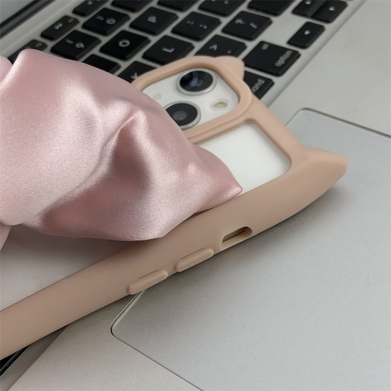 Ear Phone Case Scrunchie Cat
