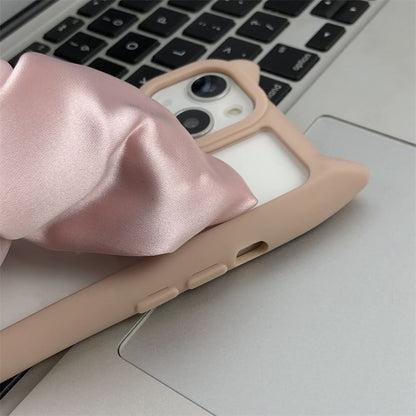 Ear Phone Case Scrunchie Cat