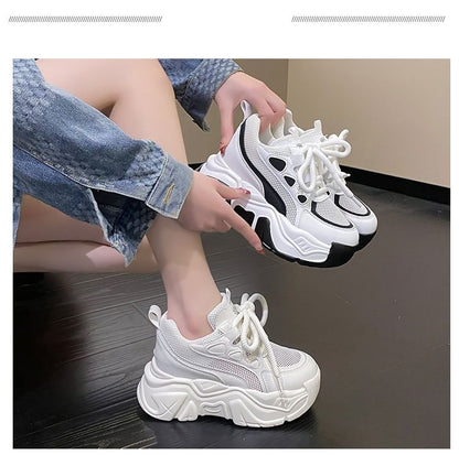 Lace Up Sneakers Platform