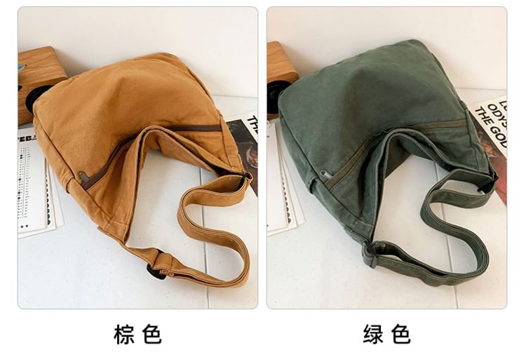 Canvas Bag Crossbody Multi-Pocket