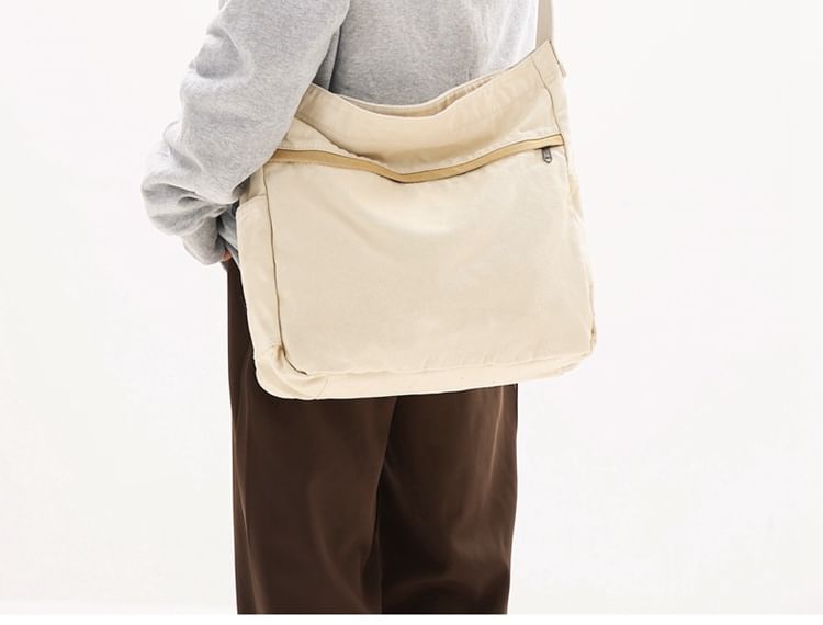Canvas Bag Crossbody Multi-Pocket