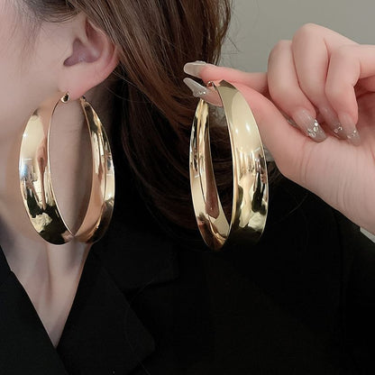 Thick Hoop Earring