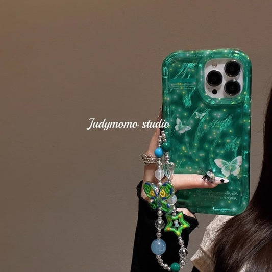 Case Butterfly Phone Strap