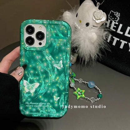 Case Butterfly Phone Strap