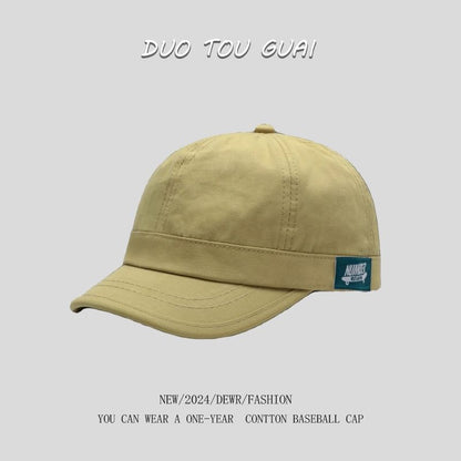 Brim Short Cap Applique Baseball