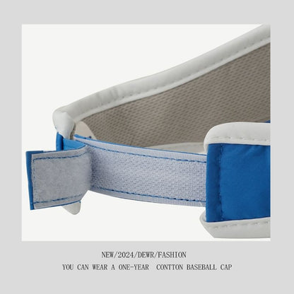 Sun Trim Lettering Visor Embroidered Contrast