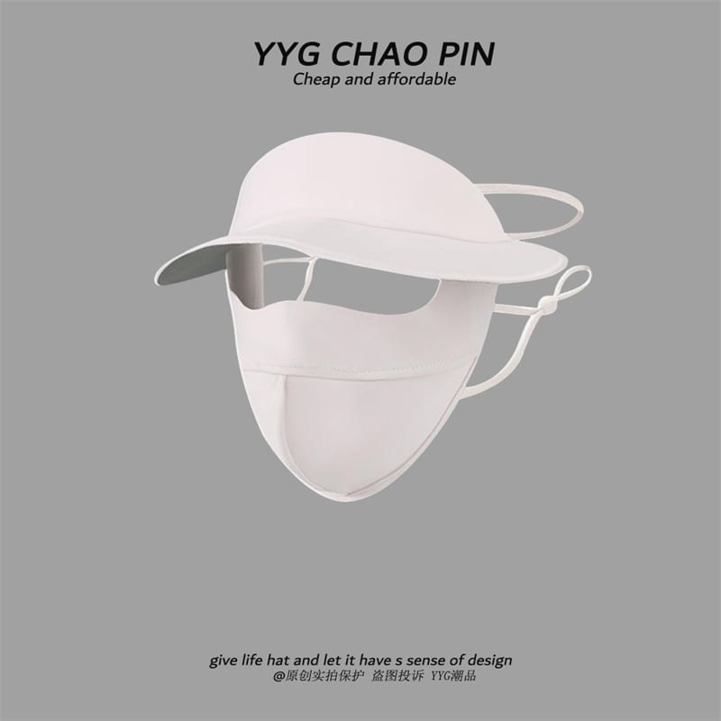 Brim Sun Protection with Cover Face Plain