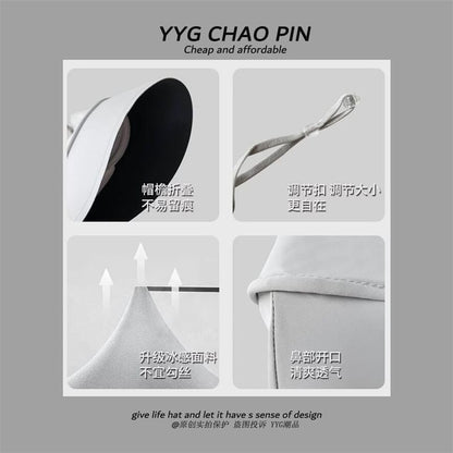 Brim Sun Protection with Cover Face Plain