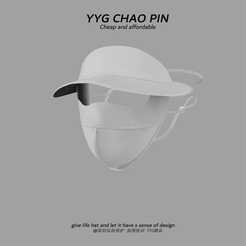 Brim Sun Protection with Cover Face Plain