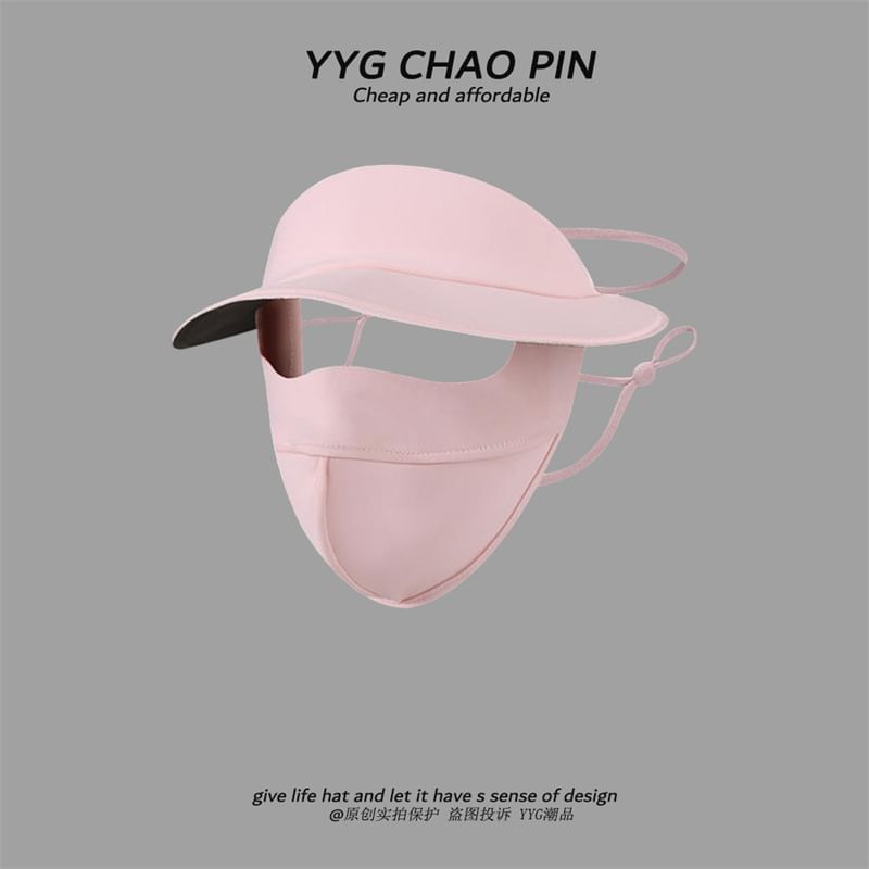 Brim Sun Protection with Cover Face Plain