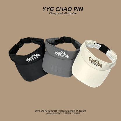 Lettering Sun Visor Embroidered