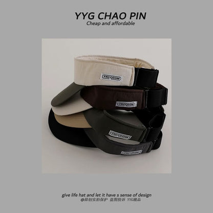 Embroidered Lettering Tone Two Sun Visor