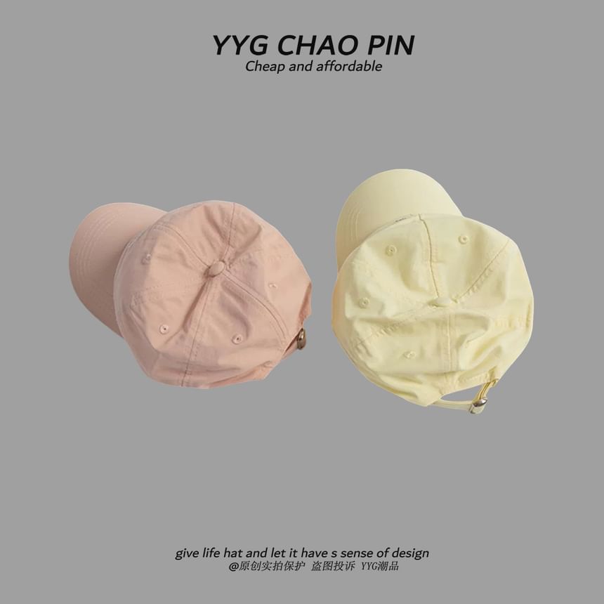 Baseball Lettering Cap Embroidered