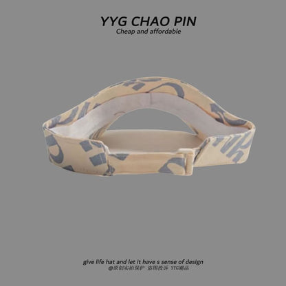 Visor Print Lettering Sun
