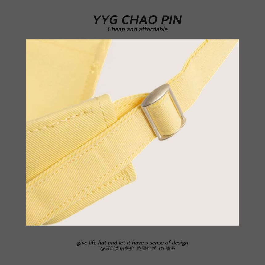 Smiley Face Sun Visor Embroidered