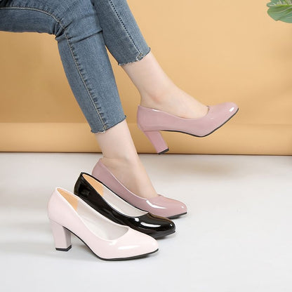 Pumps Block Heel Patent