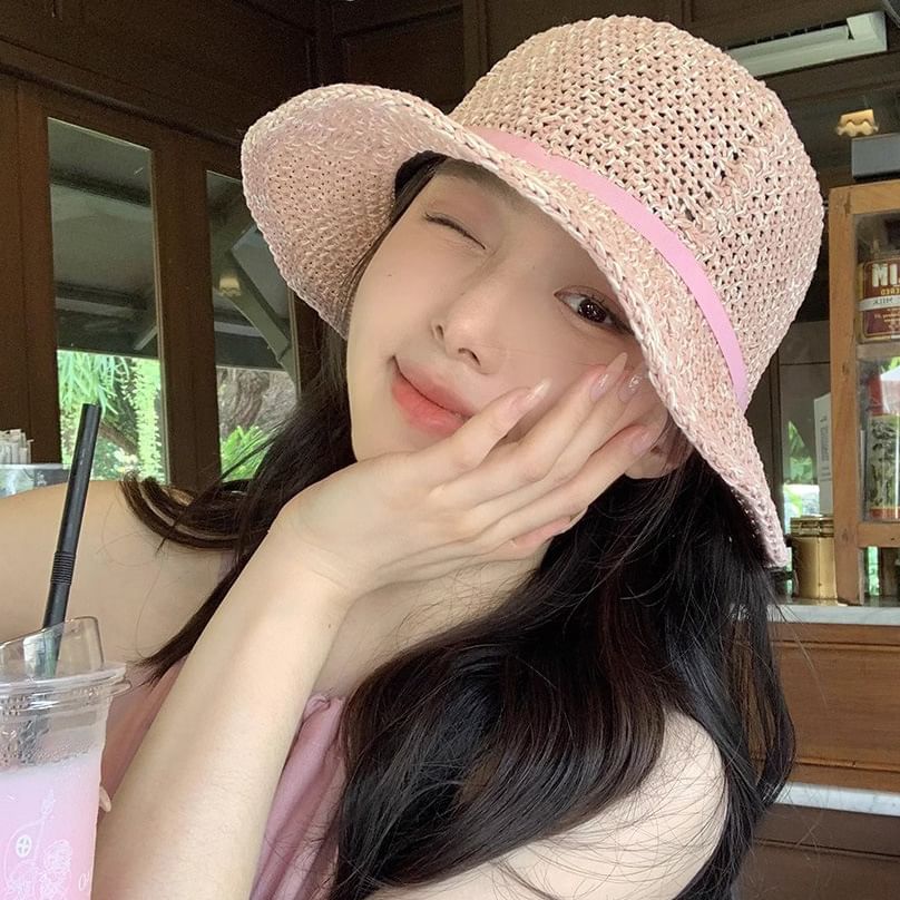Bucket Straw Hat