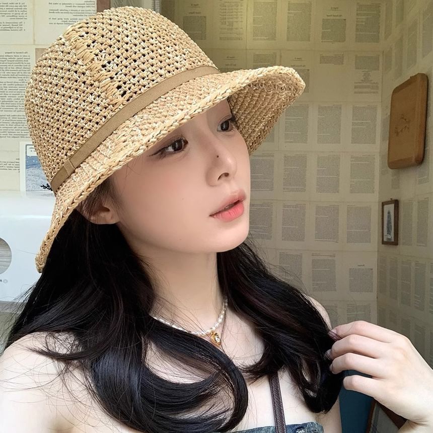 Bucket Straw Hat
