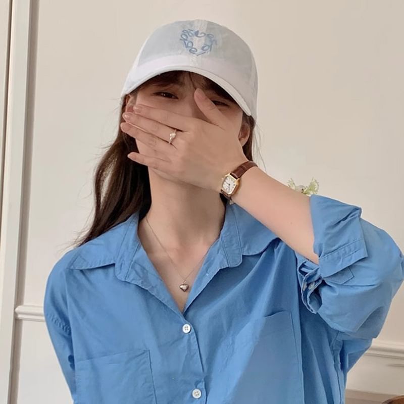 Cap Baseball Dry Embroidered Quick