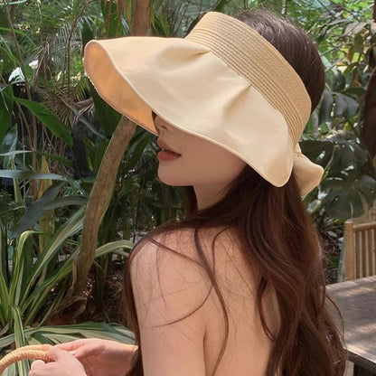Sun Hat Straw Ruffle