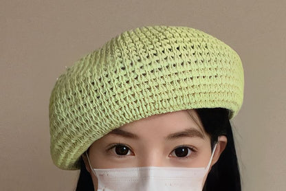 Perforated Plain Beret