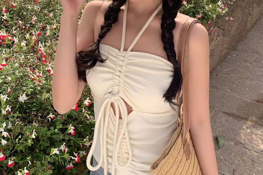 Embroidered Hat Sun Straw Bow