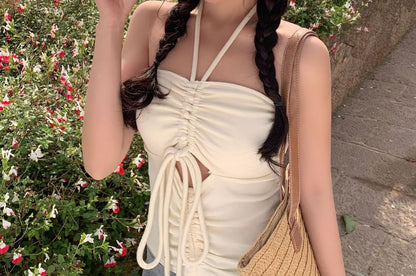 Embroidered Hat Sun Straw Bow