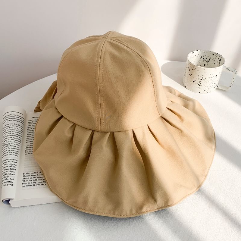 Hat Sun Ruched Plain