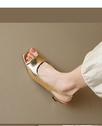 Sample Slingback High Heel Sandals